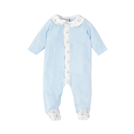 Babidu Baby Boys 100% Cotton Knitted Babygrow