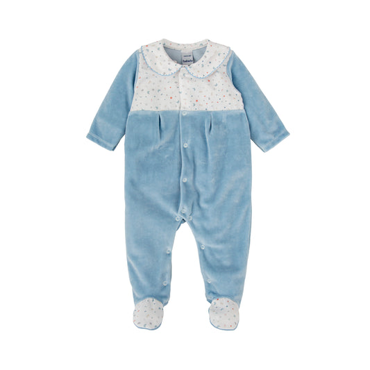Babidu Baby Boys 100% Cotton Knitted Babygrow