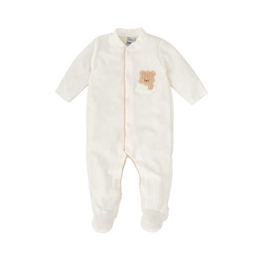 Babidu Unisex 100% Cotton Knitted Baby Grow