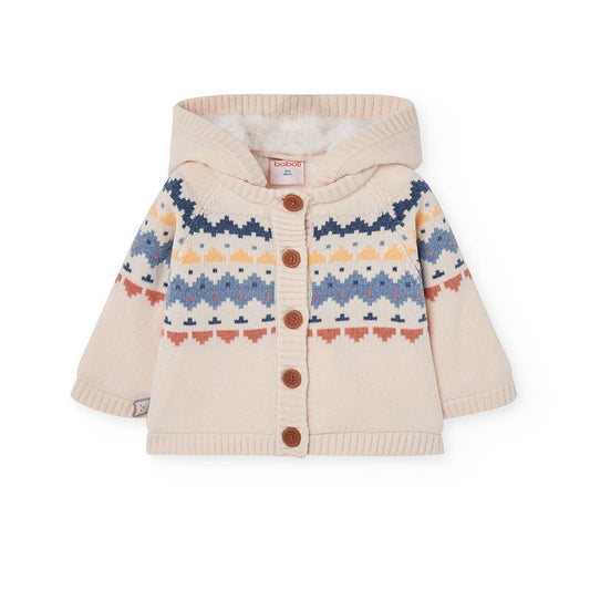 Boboli Baby Boys Fleeced Knit Jacket