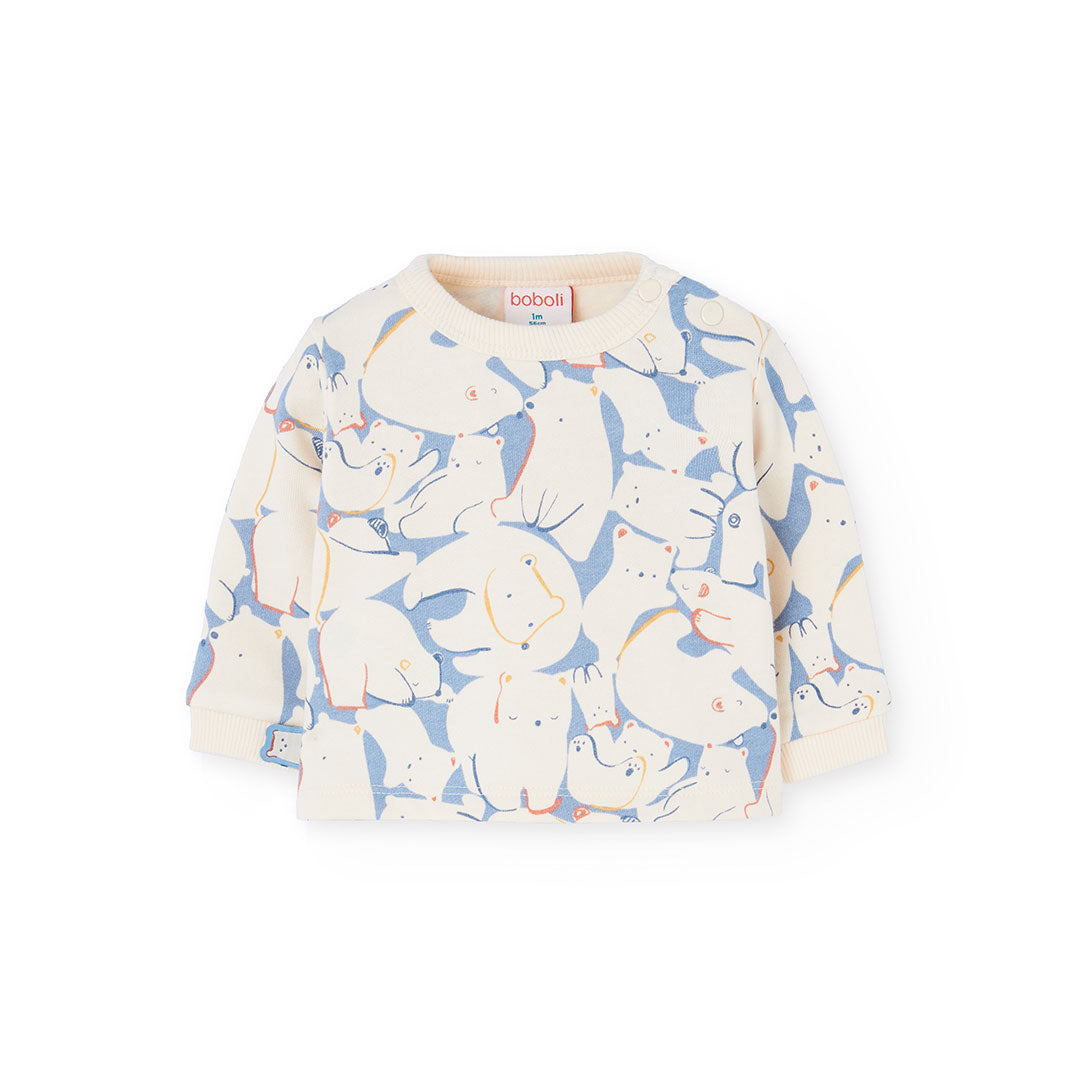 Boboli Baby Boys 2 piece long sleeve top and trousers outfit