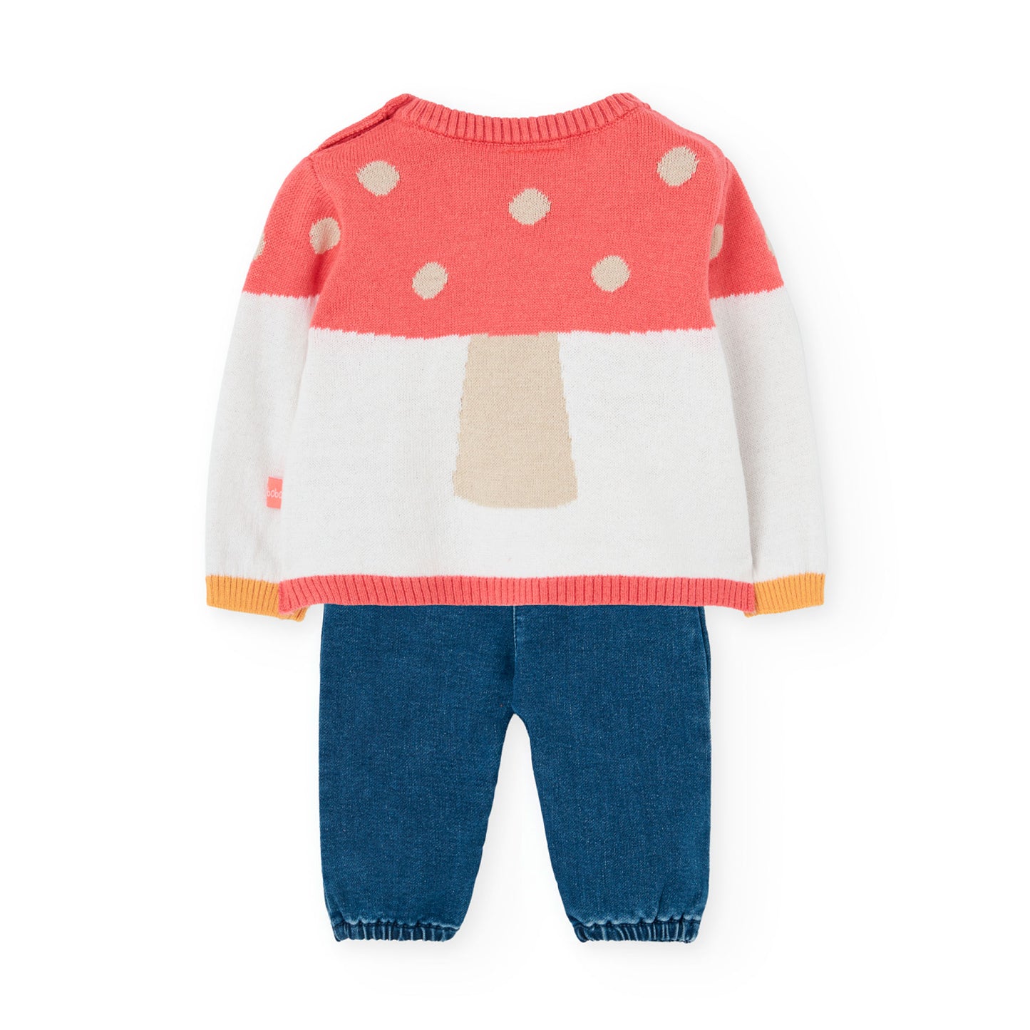 Boboli Baby Girls 2 Piece Mushroom Jumper and Trousers Outfit