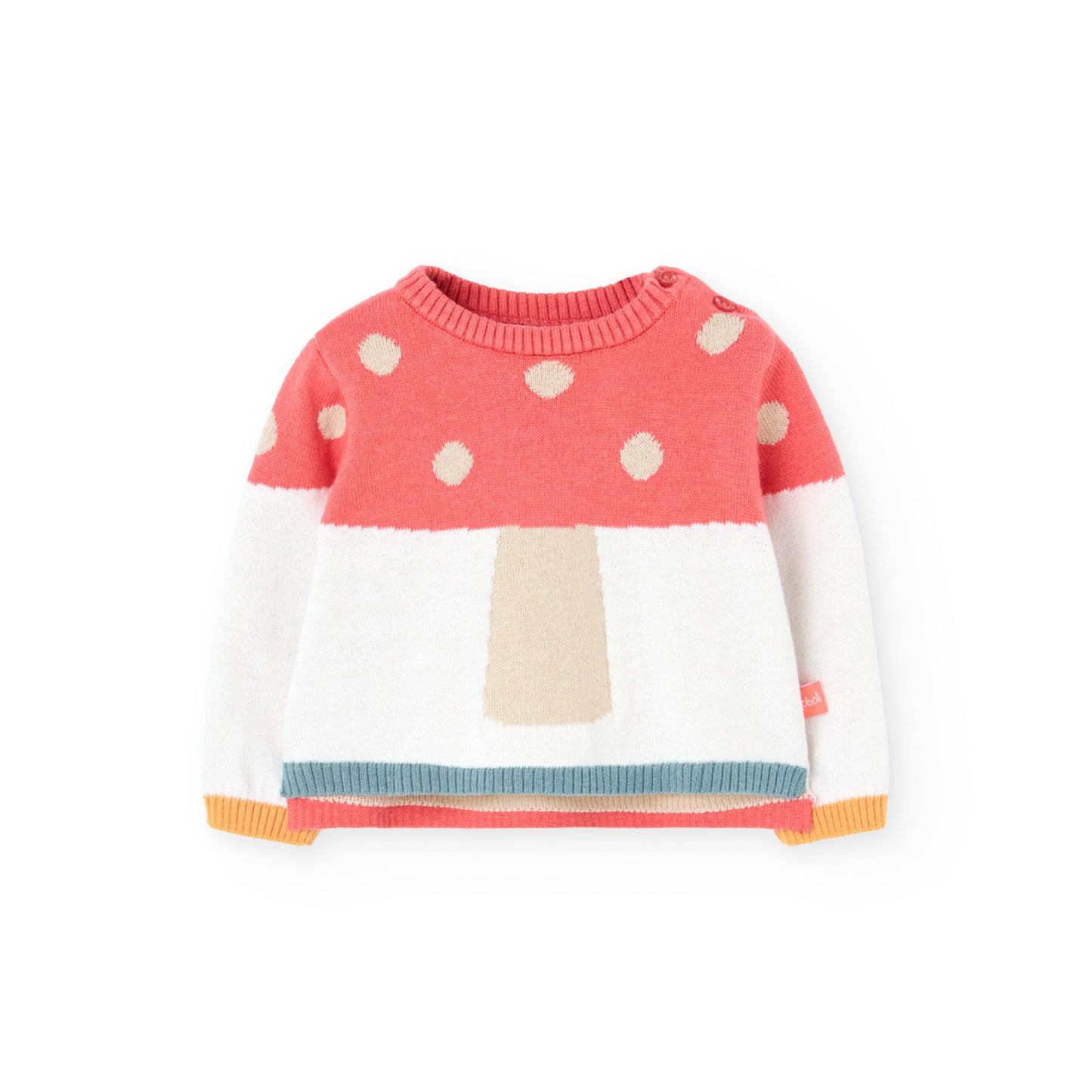 Boboli Baby Girls 2 Piece Mushroom Jumper and Trousers Outfit