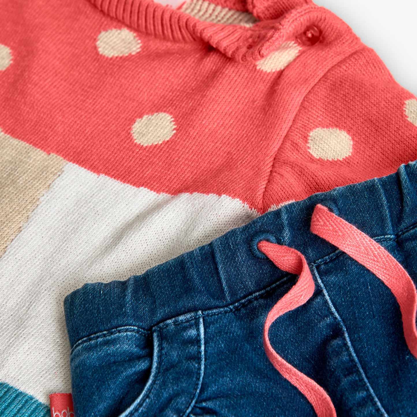 Boboli Baby Girls 2 Piece Mushroom Jumper and Trousers Outfit