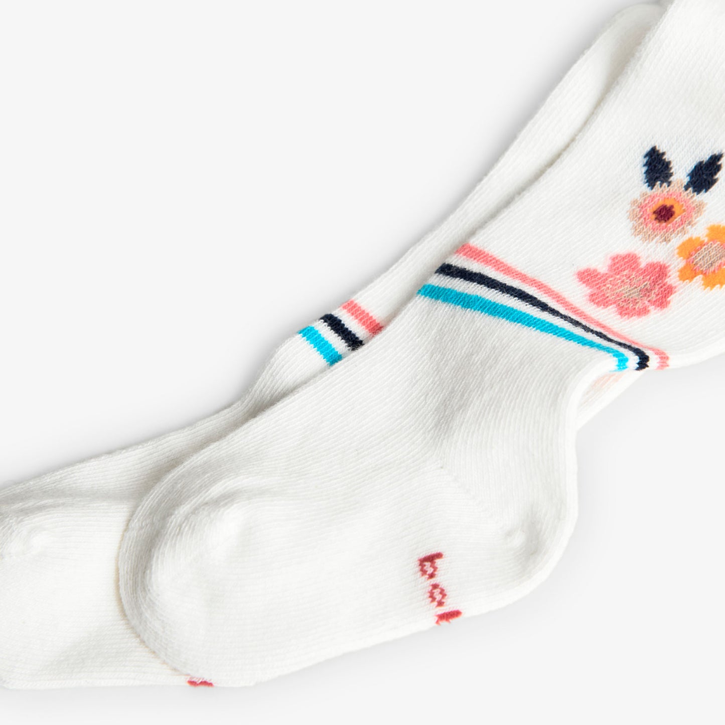 Boboli Baby Girl Thick Off White Tights