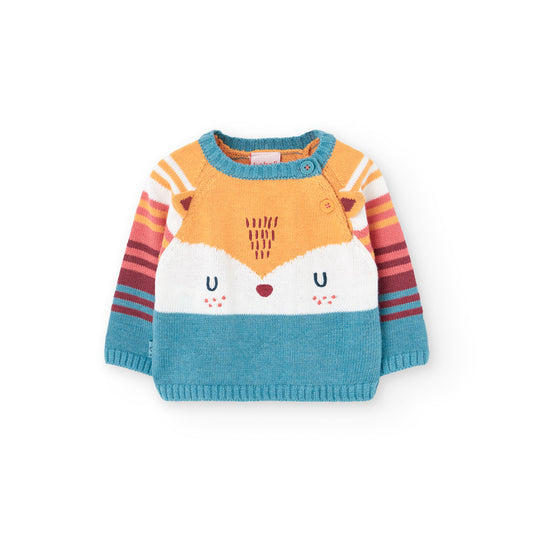 Boboli Baby Boy Mustard Knit Jumper