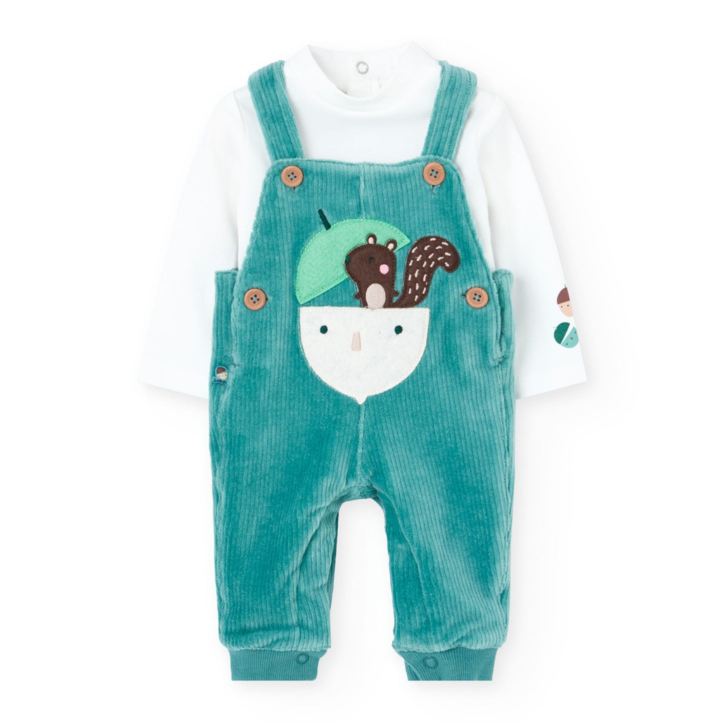 Boboli Baby Boys Blue Dungaree Set