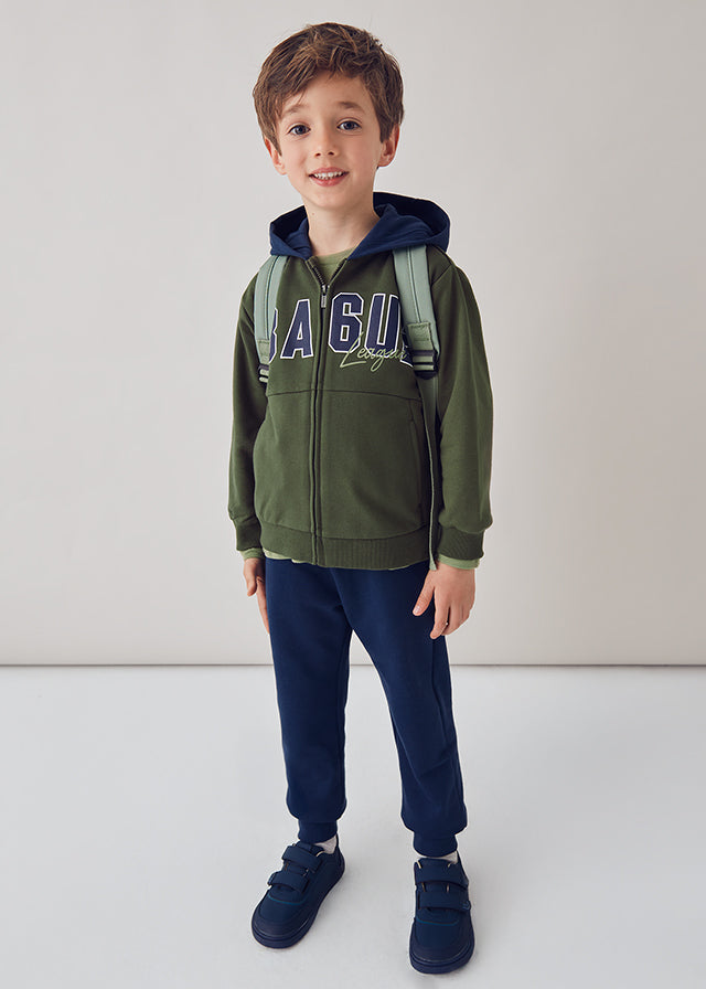 Mayoral Boys Olive Tracksuit With 2 Bottoms