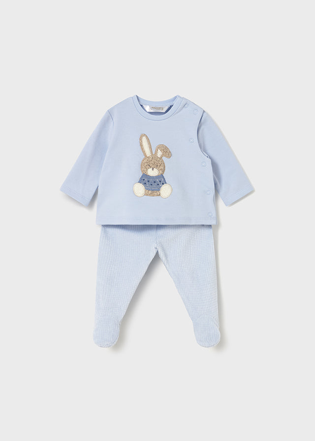 Mayoral Baby Boys Sky Blue Leg Warmer Set