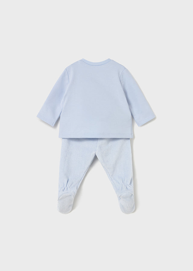 Mayoral Baby Boys Sky Blue Leg Warmer Set