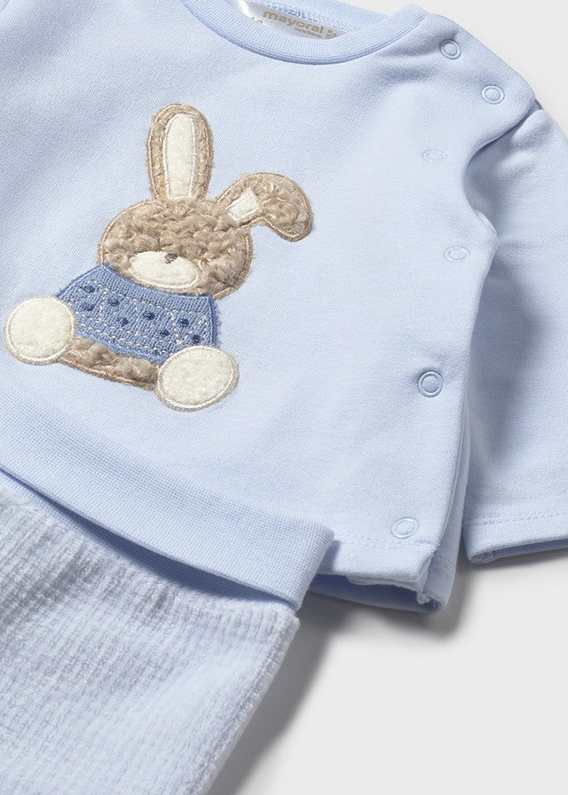 Mayoral Baby Boys Sky Blue Leg Warmer Set
