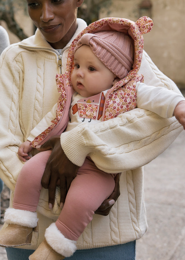 Mayoral Baby Girls Peach Tracksuit and Vest Set
