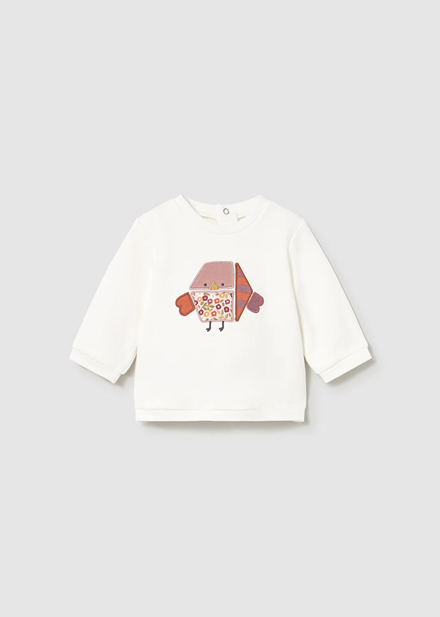 Mayoral Baby Girls Peach Tracksuit and Vest Set