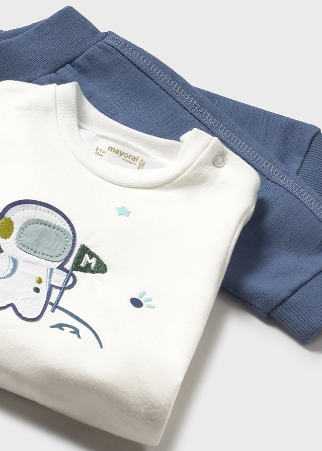 Mayoral Baby Boys 3 Piece Astronaut Tracksuit With Vest