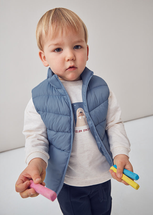 Mayoral Baby Boys 3 Piece Iceberg Pullover, Trousers & Vest Set