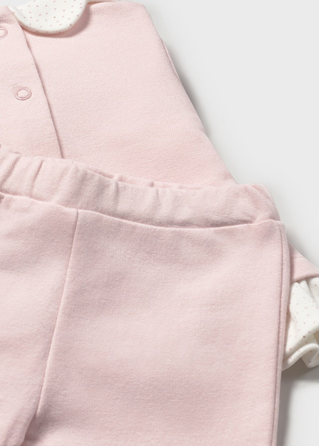 Mayoral Baby Girls Rose Fleece Leggings set