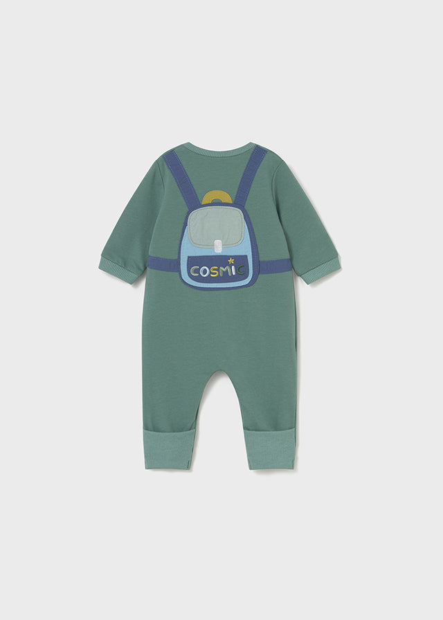 Mayoral Newborn Baby Boy Mustard/Green Long Bodysuit