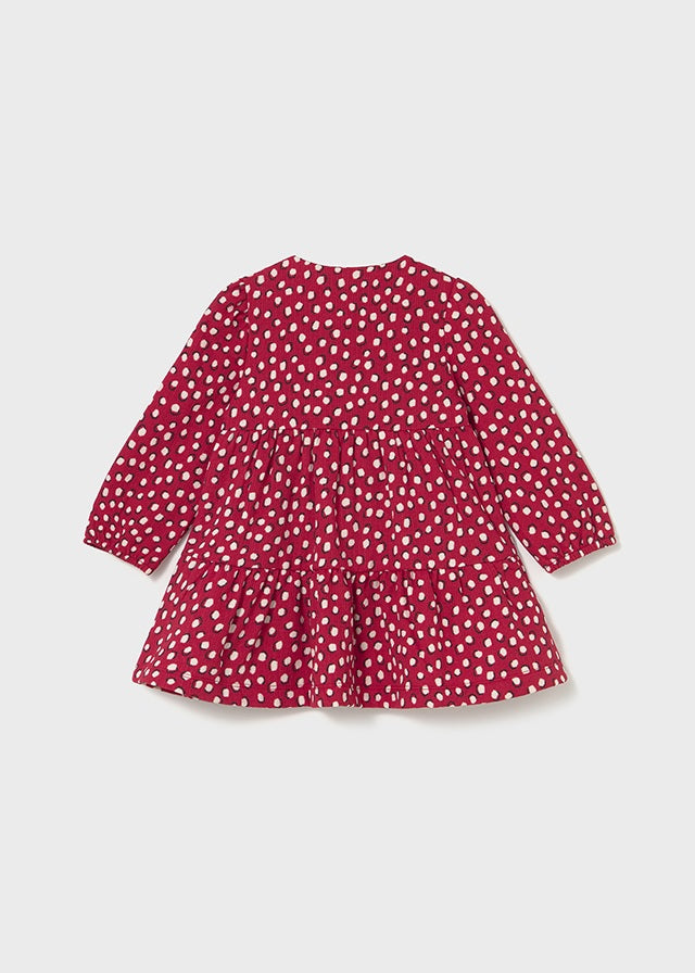 Mayoral Baby Girls Red & White Polka Dot Dress