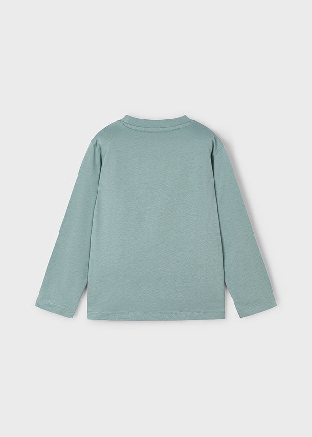 Mayoral Girls Long Sleeve Glacial Horse Top