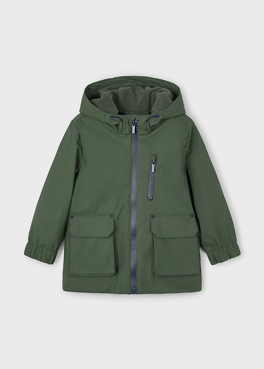 Mayoral Boys Olive Rain Coat
