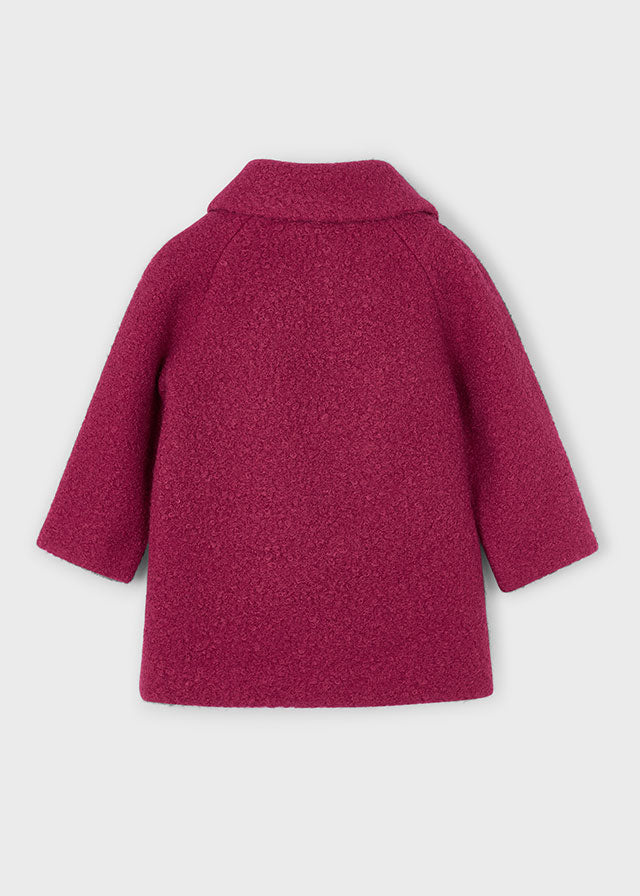 Mayoral Girls Cherry Shearing Teddy Coat