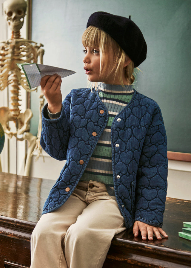 Mayoral Soft Denim Coat