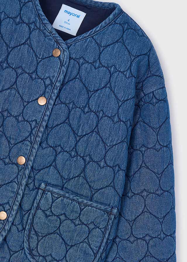 Mayoral Soft Denim Coat
