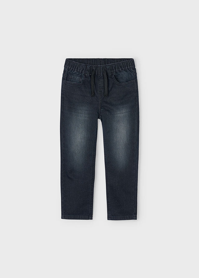 Mayoral Boys Black Soft Denim Jeans