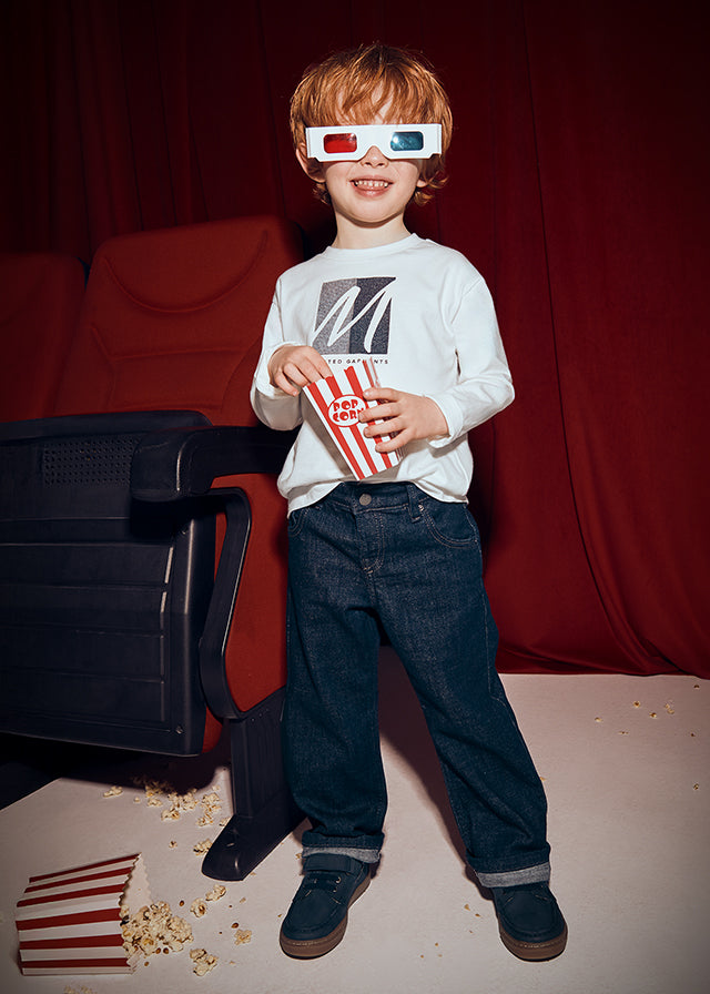 Mayoral Boys Dark Indig Denim Trousers