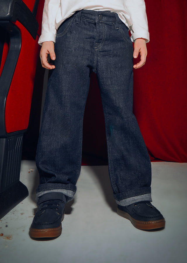 Mayoral Boys Dark Indig Denim Trousers