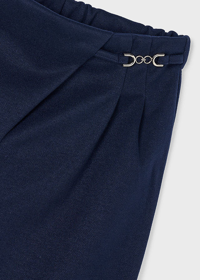Mayoral Girls Navy Pleated Trousers