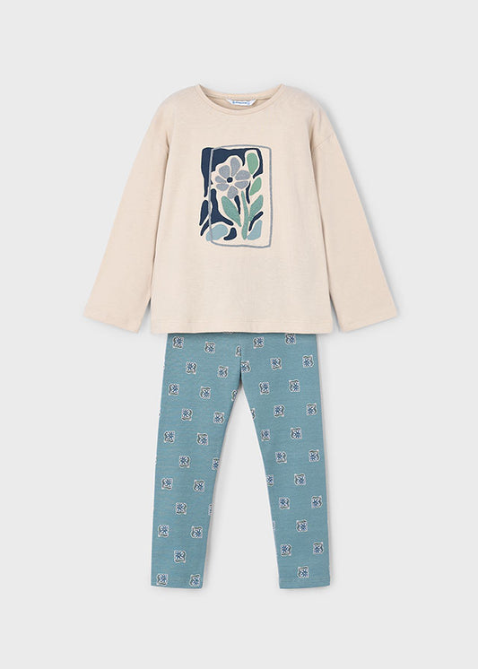Mayoral Girls Sage leggings Set