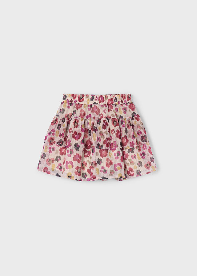 Mayoral Girls Cherry Gauze Skirt