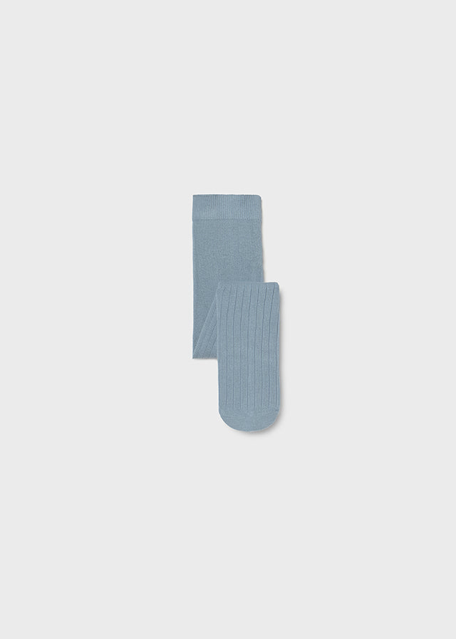 Mayoral Blue Bell Ribbed Tights