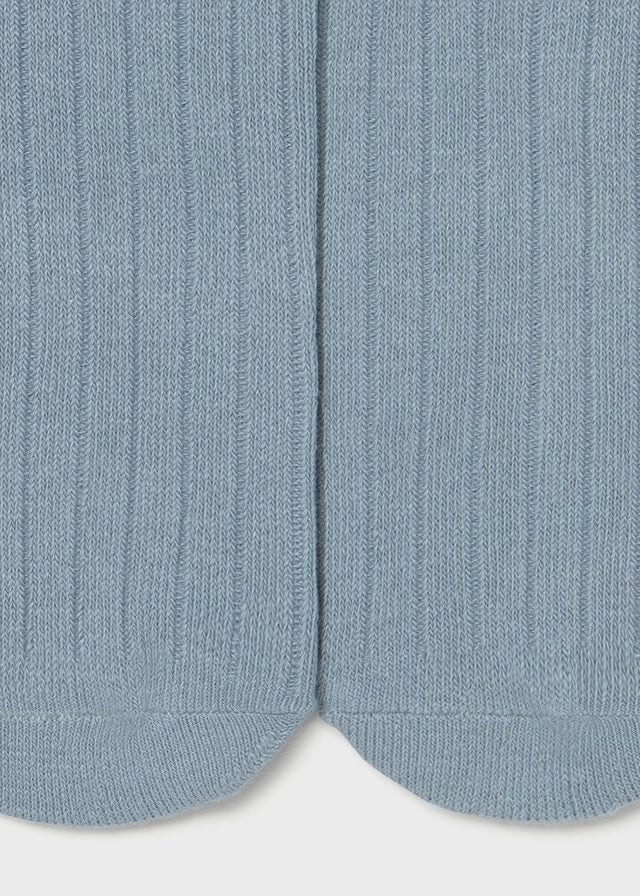 Mayoral Blue Bell Ribbed Tights
