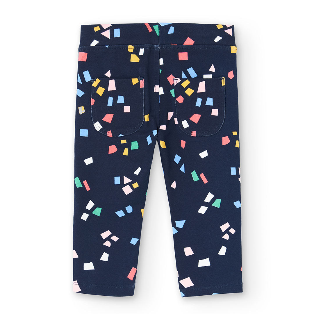 Boboli Girls Colourful Printed Trousers