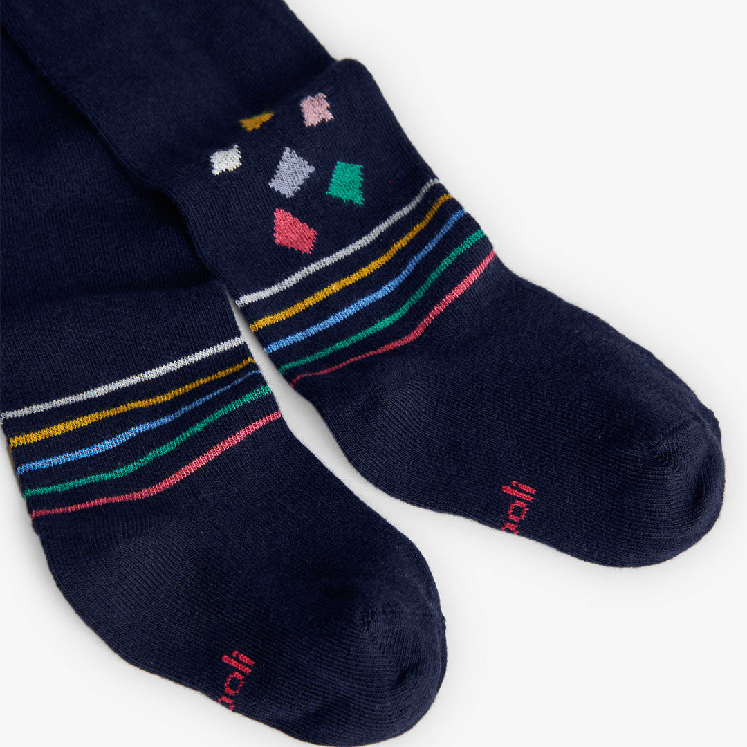 Boboli Girls Thick Navy Tights