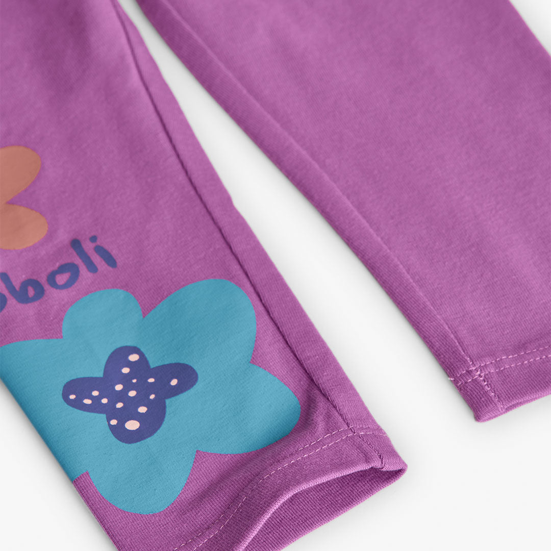 Boboli Baby Girls Floral Print Leggings and Top Set