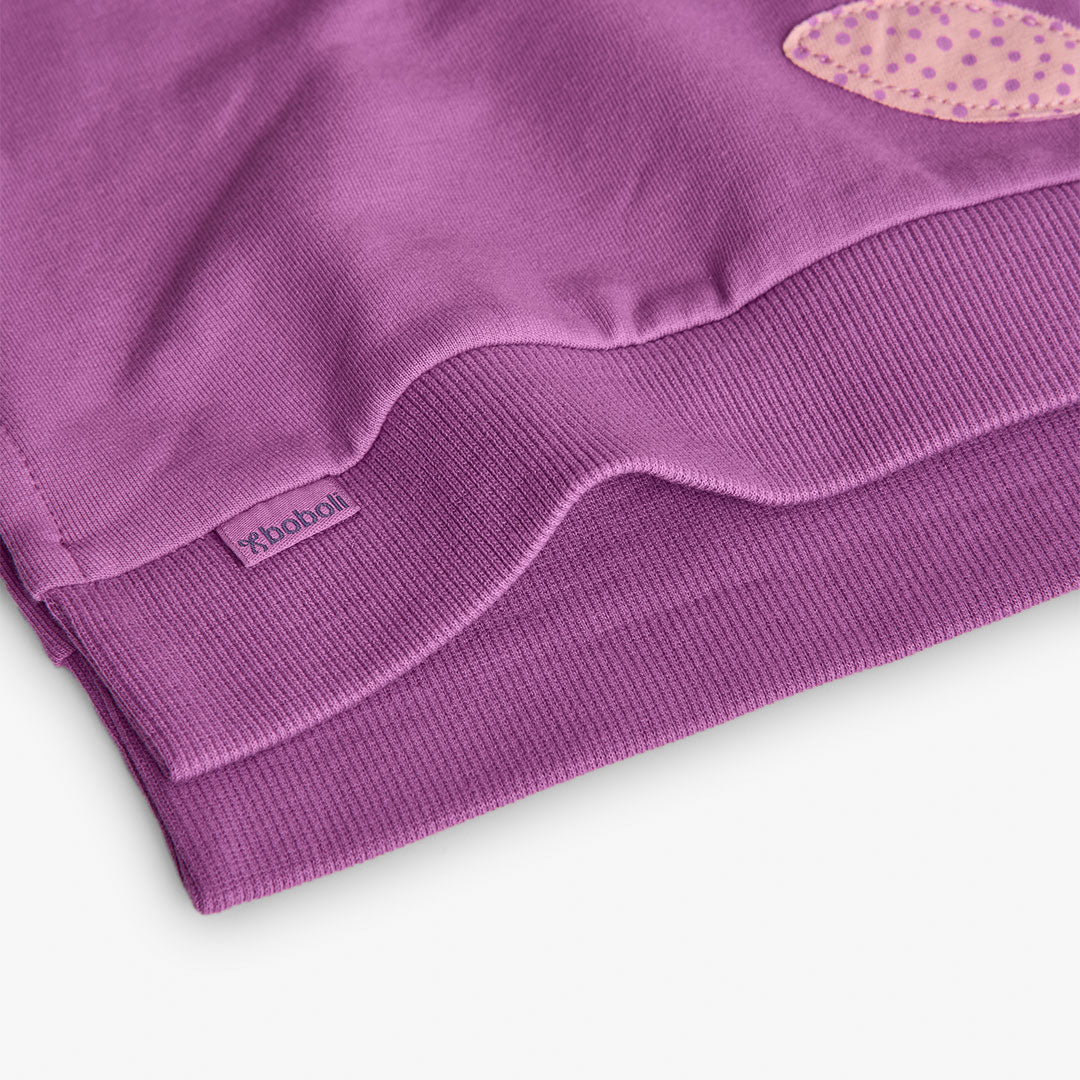 Boboli Girls Blackberry Sweatshirt