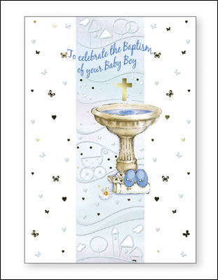 Celebrate The Baptism Baby Boy