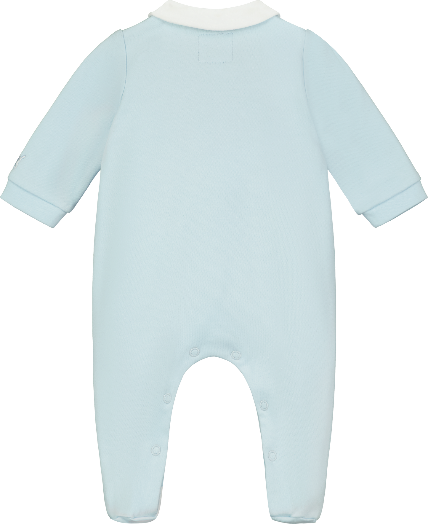 Emile et Rose Baby Boys Blue Baby Grow Embroidered Teddy and Hat