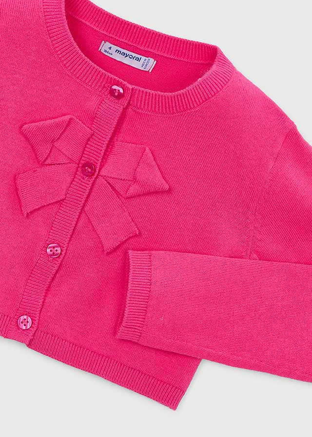 Mayoral Girls Clover Knit Cardigan