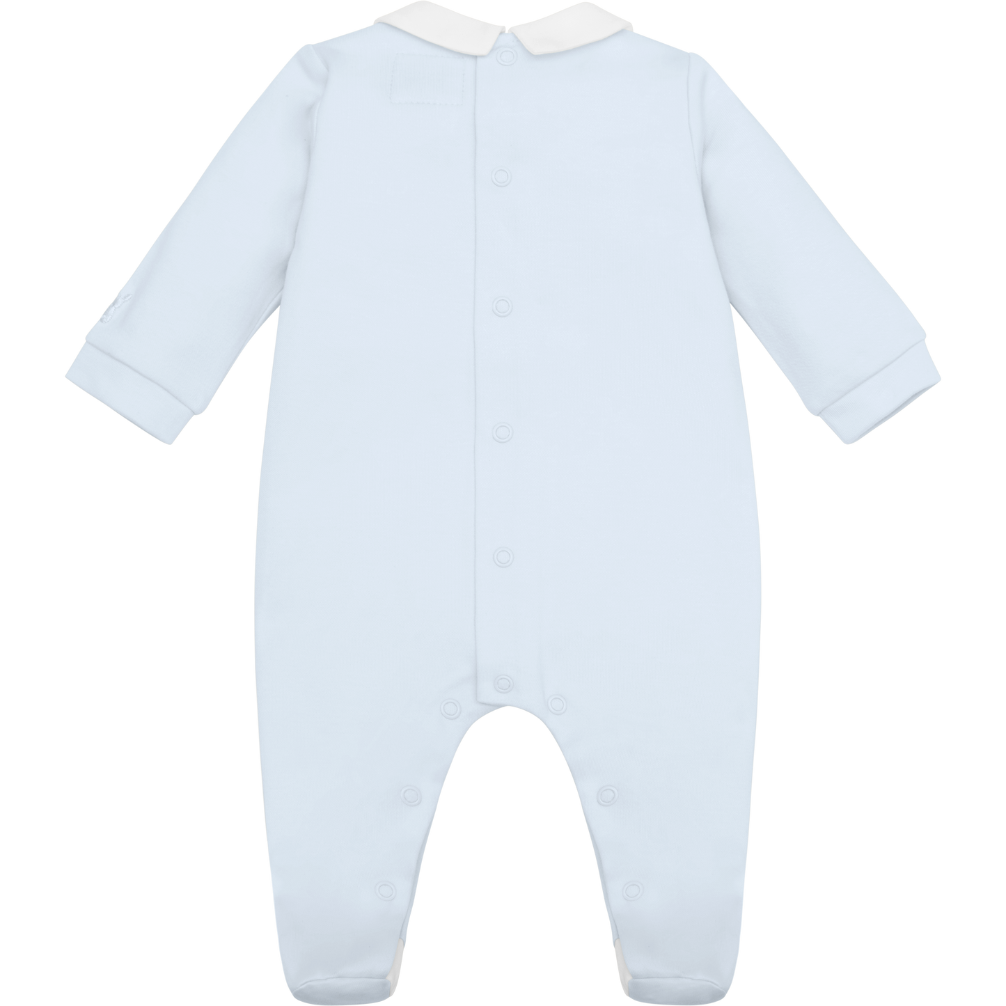 Emile et Rose Blue Baby Toy Emroidered Baby Grow & Hat