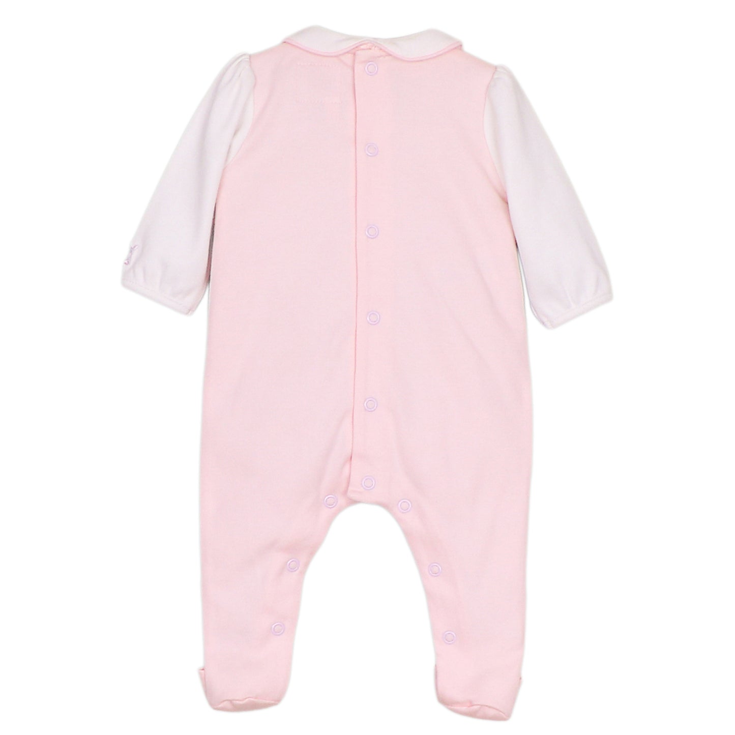 Emile et Rose Baby Girls Maya Pink Bow Baby Grow & Hat