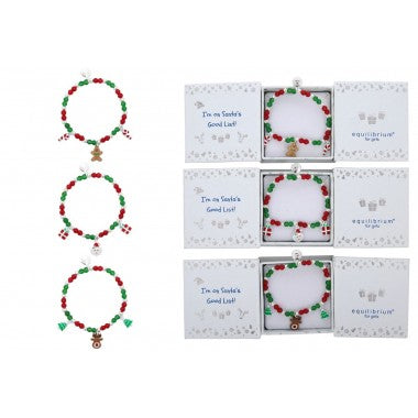 Equilibrium jewellery - Xmas Silver Plated Bracelet