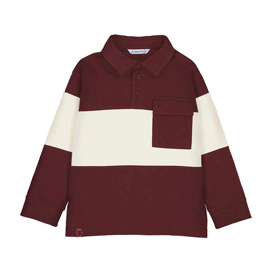 Mayoral Boys Plum Long Sleeved Top