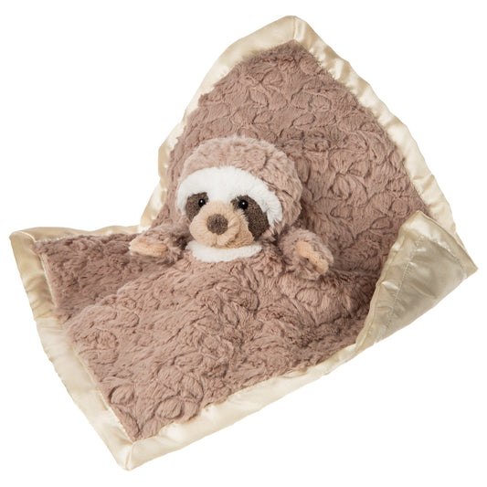 Mary Meyer Putty Nursery Sloth Character Blanket – 13×13″