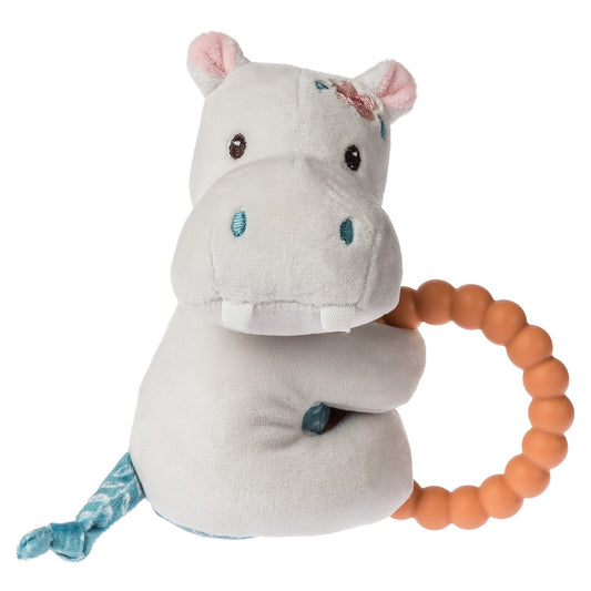 Mary Meyer Jewel Hippo Teether Rattle – 6″