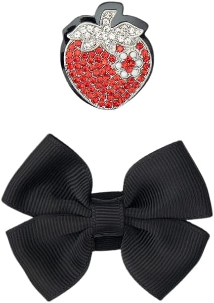 Lelli Kelly Lucy Black Strawberry/Bow School Shoes