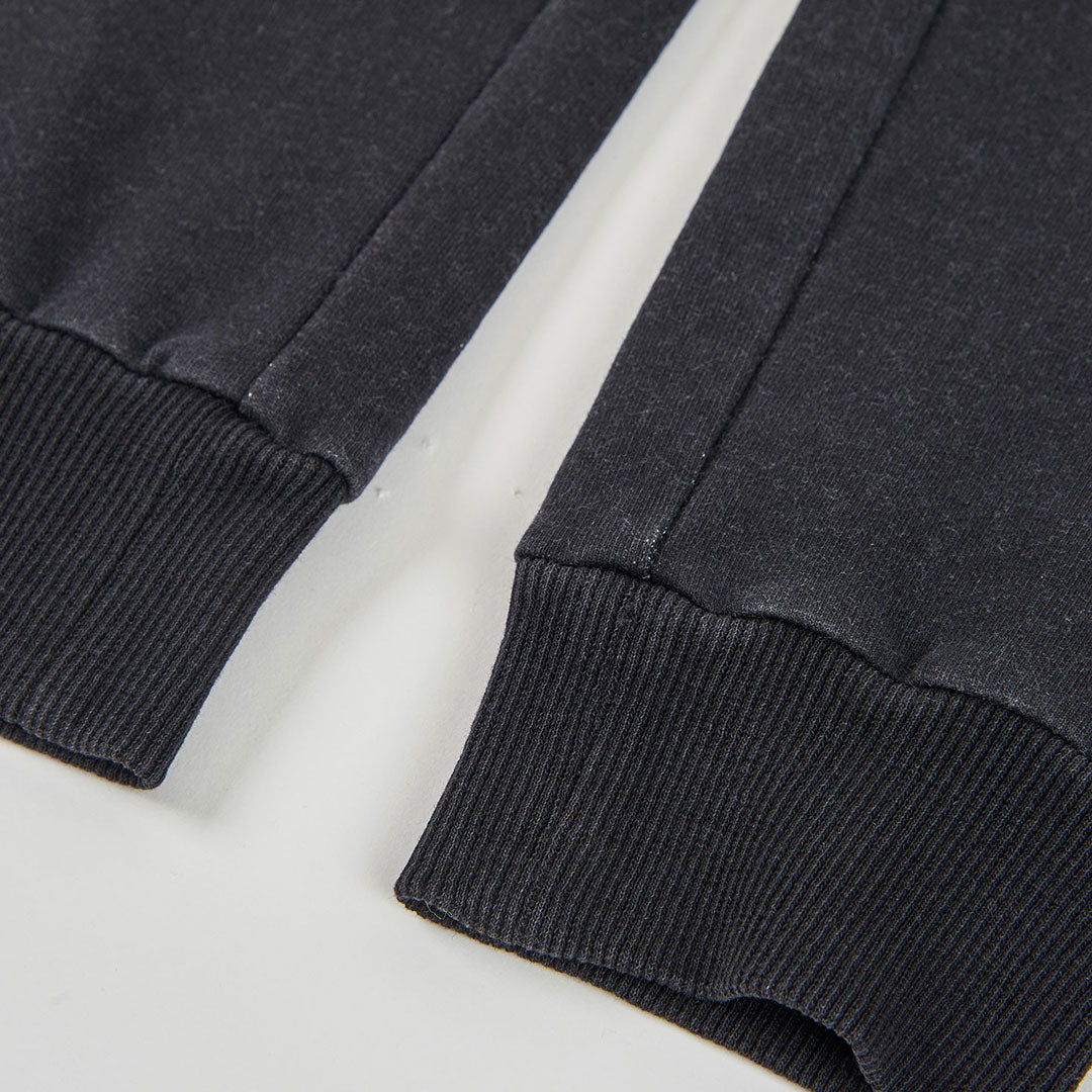 Boboli Boys Black Fleece Denim Trousers